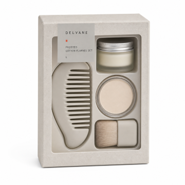 Delvane Inkwell Frosted Cotton Flannel Set
