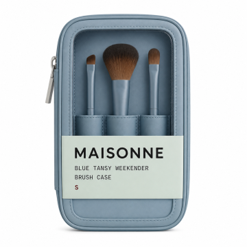 Maisonne Blue Tansy Weekender Brush Case