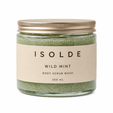 Isolde Verglas Wild Mint Body Scrub Wash