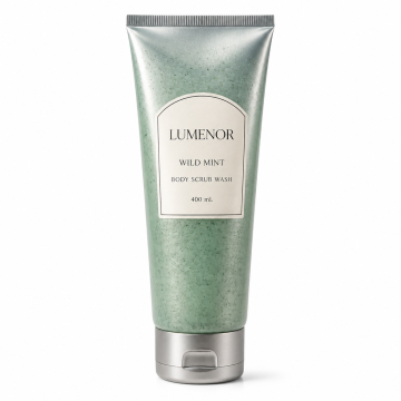 Lumenor Oasis Wild Mint Body Scrub Wash