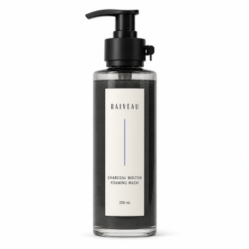 Baiveau Wildflower Charcoal Molten Foaming Wash