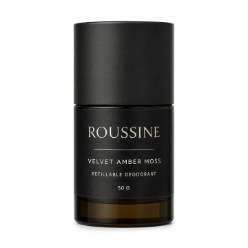 Roussine Velvet Amber Moss Refillable Deodorant