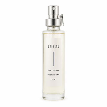 Baiveau Sage Cardamom Deodorant Spray