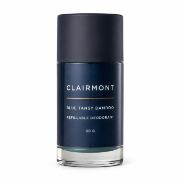 Clairmont Blue Tansy Bamboo Refillable Deodorant
