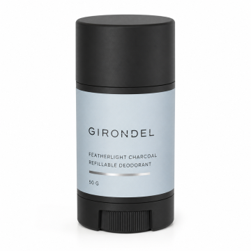 Girondel Featherlight Charcoal Refillable Deodorant