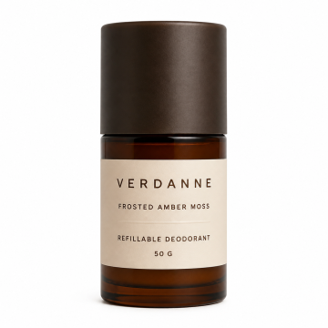 Verdanne Frosted Amber Moss Refillable Deodorant