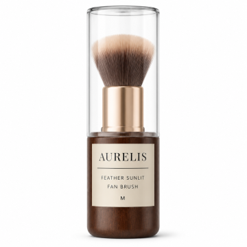 Aurelis Brightline Feather Sunlit Fan Brush