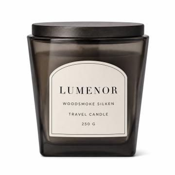 Lumenor Undertow Woodsmoke Silken Travel Candle
