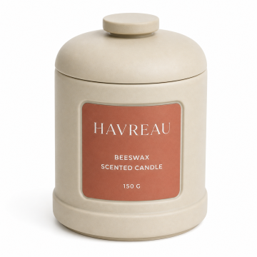 Havreau Brightline Beeswax Scented Candle