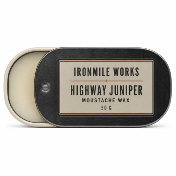 Ironmile Works Highway Juniper Moustache Wax