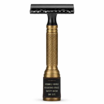Ironmile Works Blackened Brass Safety Razor